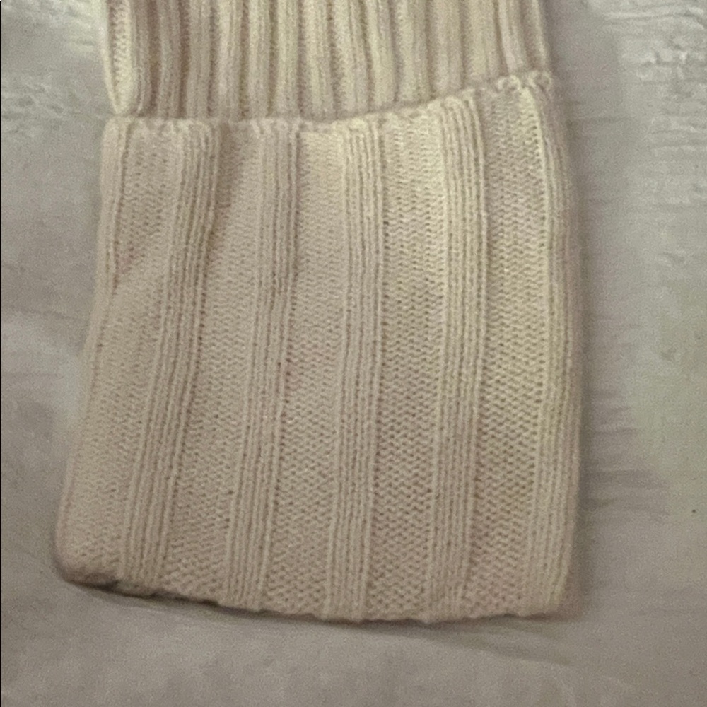 Nine West Leopard 🐆 Print Cream & Tan Cowl-neck Pullover Sweater - Picture 8 of 8